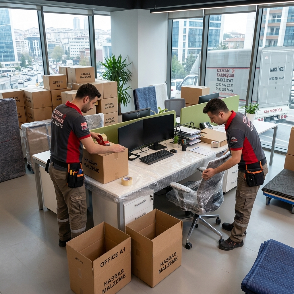 Profesyonel ofis paketleme çalışması